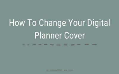 How To Change Your Digital Planner Cover